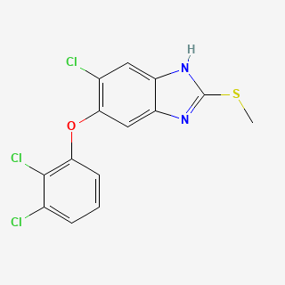 Triclabendazole — 2D structure