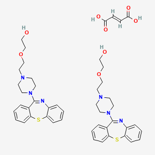 Quetiapine fumarate — 2D structure