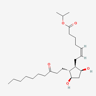 Unoprostone isopropyl — 2D structure