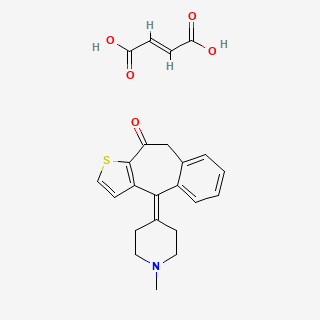 Ketotifen hydrogen fumarate — 2D structure