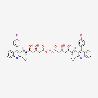 Pitavastatin calcium — 2D structure