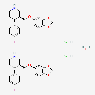 PAROXETINE HCl HEMIHYDRATE — 2D structure