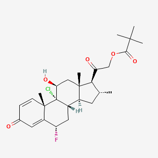 Clocortolone pivalate — 2D structure