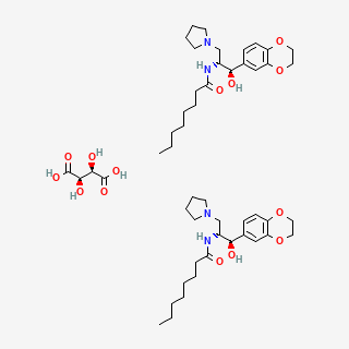 Eliglustat hemitartrate — 2D structure