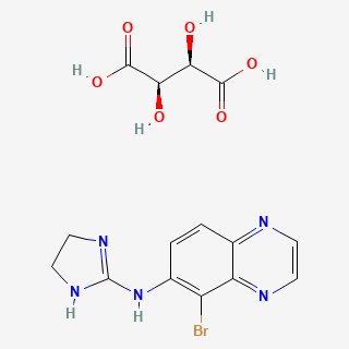 Brimonidine tartrate — 2D structure