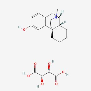 Levorphanol tartrate — 2D structure