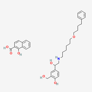 Salmeterol xinafoate — 2D structure