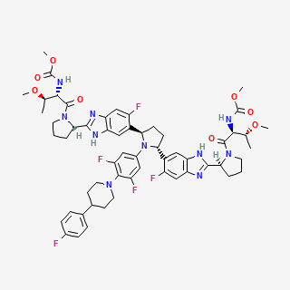 Pibrentasvir — 2D structure