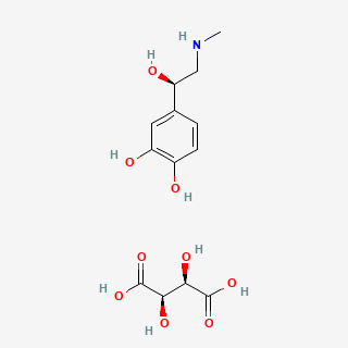 Epinephrine bitartrate — 2D structure
