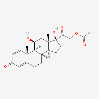 Prednisolone acetate — 2D structure
