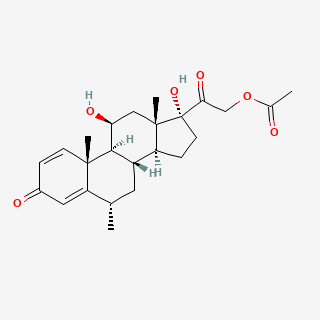 Methylprednisolone acetate — 2D structure