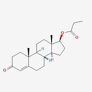 Testosterone propionate — 2D structure