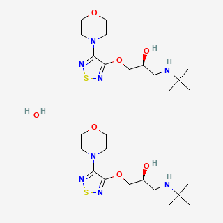 Timolol hemihydrate — 2D structure