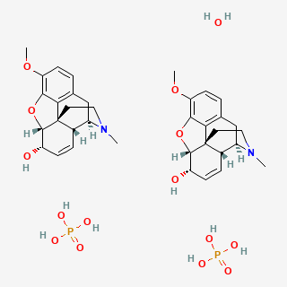Codeine phosphate hemihydrate — 2D structure