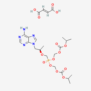 Tenofovir disoproxil fumarate — 2D structure