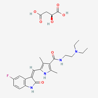 Sunitinib malate — 2D structure