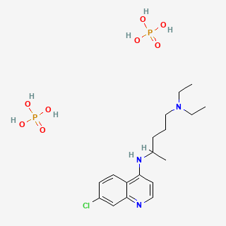 Chloroquine phosphate — 2D structure