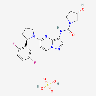 Larotrectinib sulfate — 2D structure