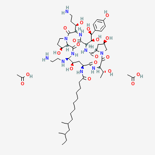 Caspofungin acetate — 2D structure