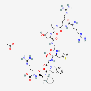 Icatibant acetate — 2D structure