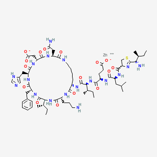Bacitracin zinc — 2D structure