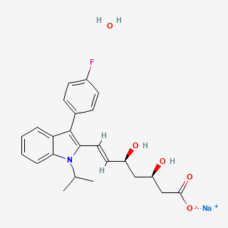 Fluvastatin sodium hydrate — 2D structure