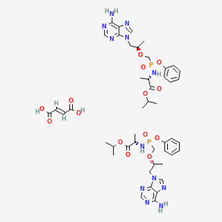 Tenofovir alafenamide fumarate — 2D structure
