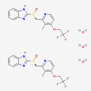 Dexlansoprazole sesquihydrate — 2D structure