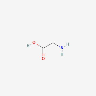 Aminoacetic acid — 2D structure