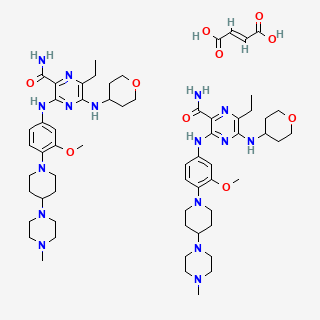 Gilteritinib fumarate — 2D structure