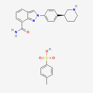 Niraparib tosylate — 2D structure