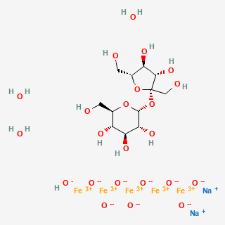 Sucroferric oxyhydroxide — 2D structure