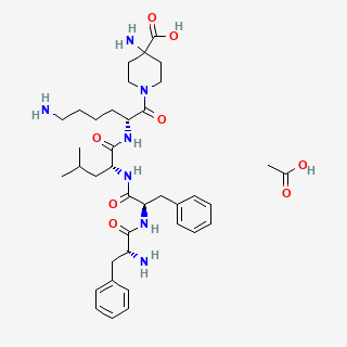 Difelikefalin acetate — 2D structure