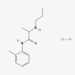 PRILOCAINE HCl — 2D structure