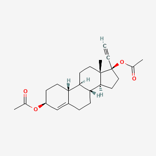Ethynodiol diacetate — 2D structure