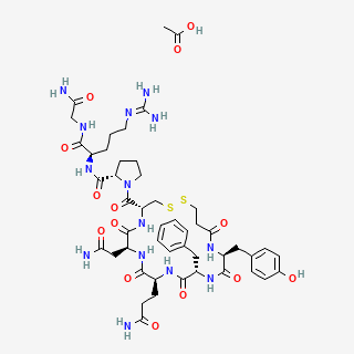 Desmopressin acetate — 2D structure