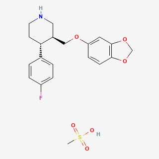 Paroxetine mesylate — 2D structure
